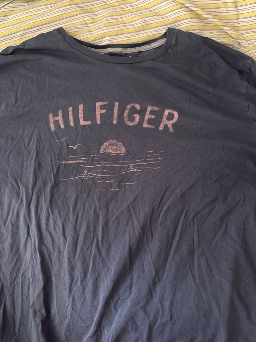 Tommy Hilfiger Navy Tee with Graphic Design